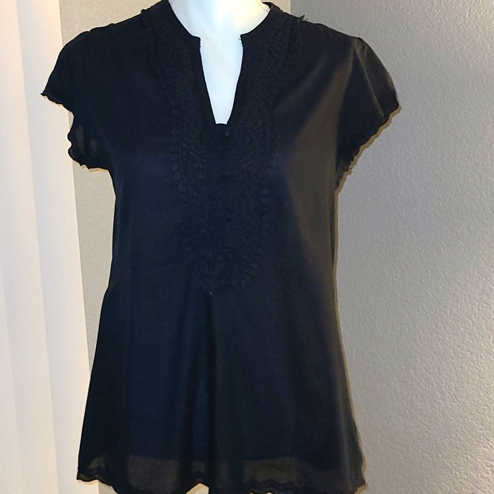 Black cotton top